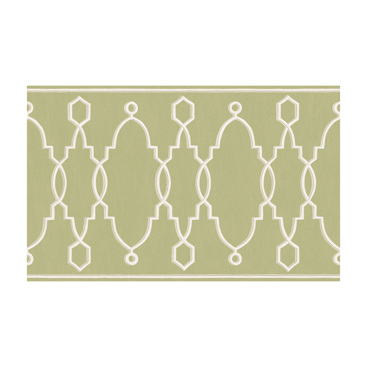 Cole & Son Parterre Border Leaf Green Wallpaper 99/3012.CS.0