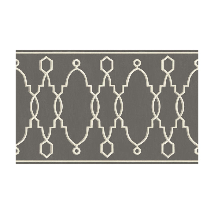 Cole & Son Parterre Border Charcoal Wallpaper 99/3015.CS.0