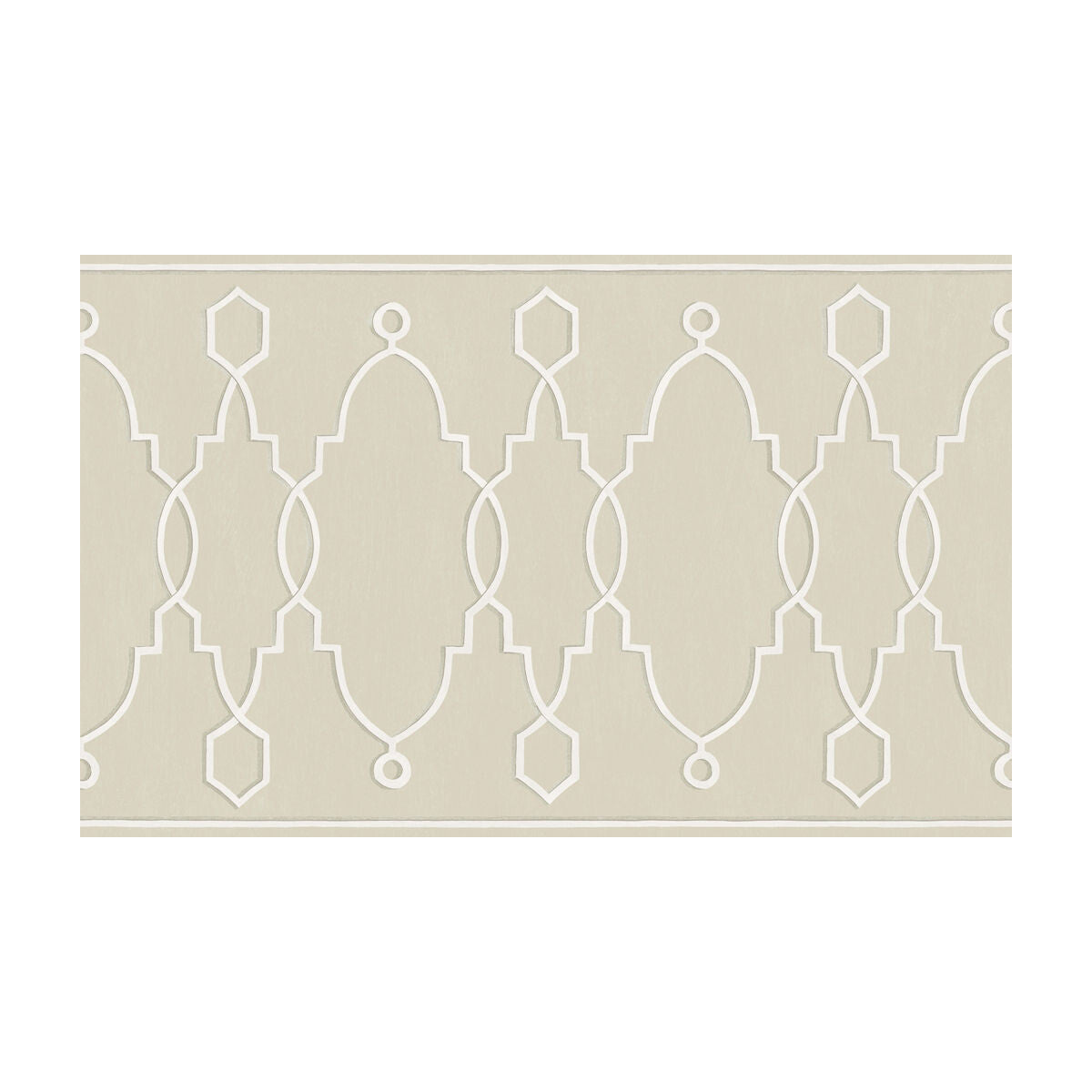 Cole & Son Parterre Border Stone Wallpaper 99/3016.CS.0