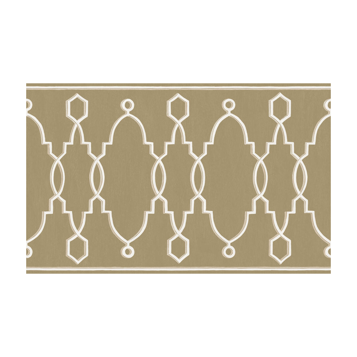 Cole & Son Parterre Border Gold Wallpaper 99/3017.CS.0