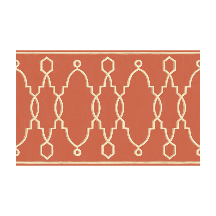 Cole & Son Parterre Border Red Wallpaper 99/3018.CS.0