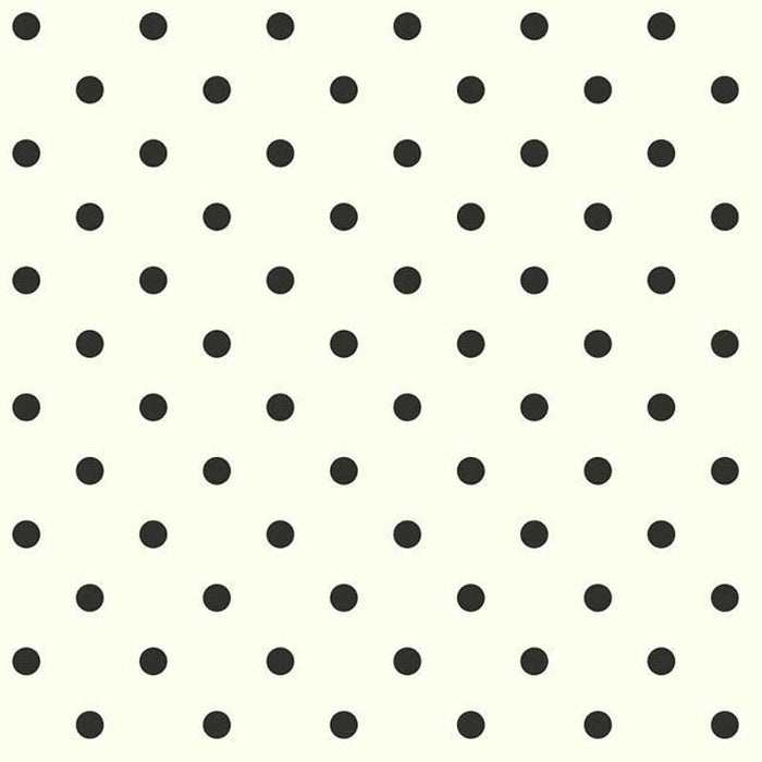 Magnolia Home Dots on Dots Removable White/Black Wallpaper AB1926MH