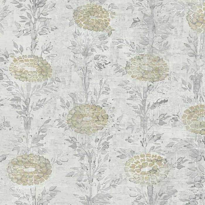 York French Marigold Gold,White Wallpaper AF6516