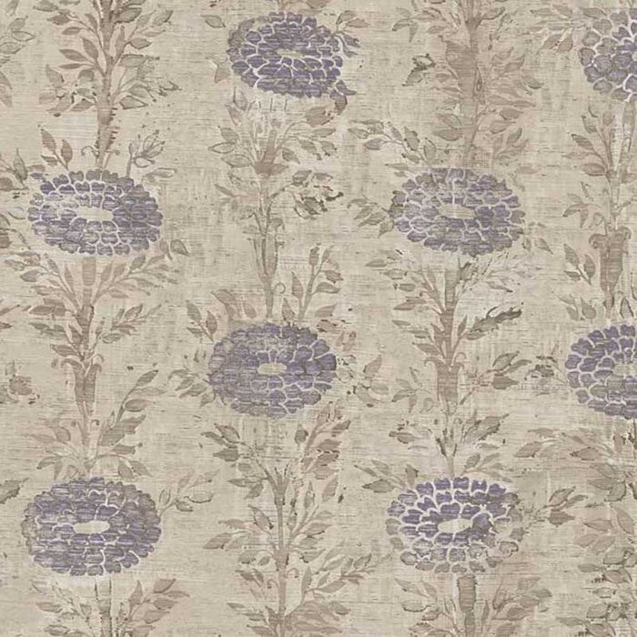 York French Marigold Tan, Purple Wallpaper AF6518