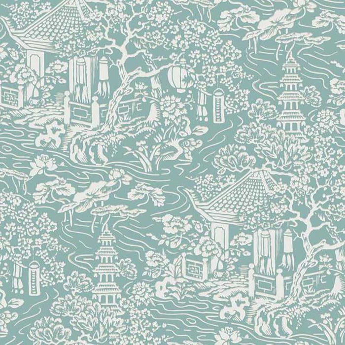 York Chinoiserie Blue, Green Wallpaper AF6575