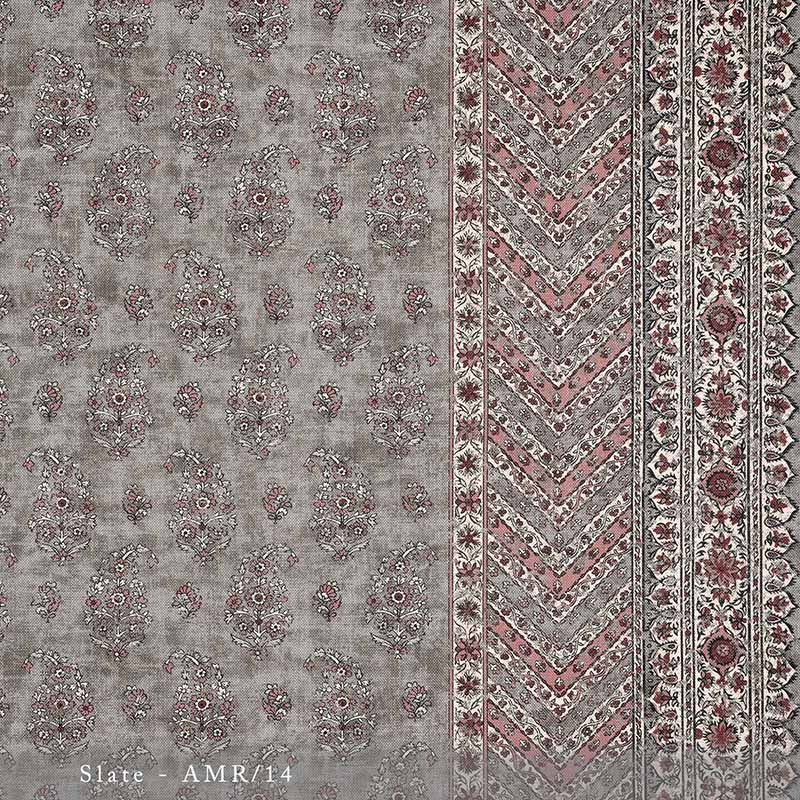 Lisa Fine Amira Slate Fabric AMR/14