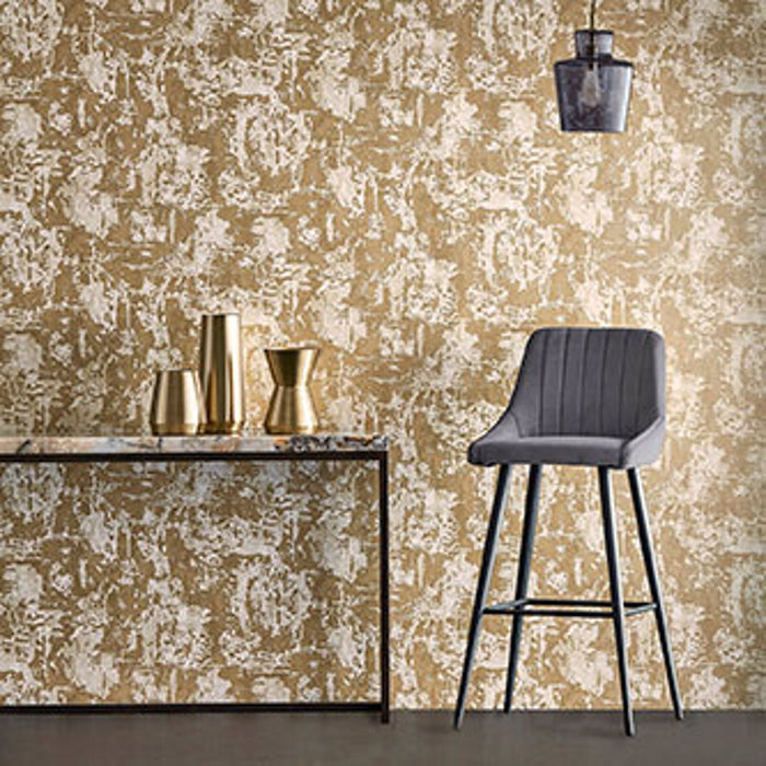 Harlequin Anthropic Sandstone / Gold 112044 Wallpaper EVIW112044