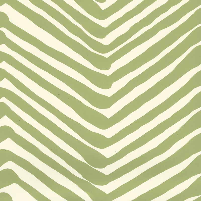 Alan Campbell Zig Zag Jungle Green Wallpaper AP302-32