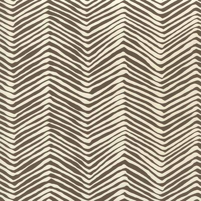 Alan Campbell Petite Zig Zag Brown Wallpaper AP303-16