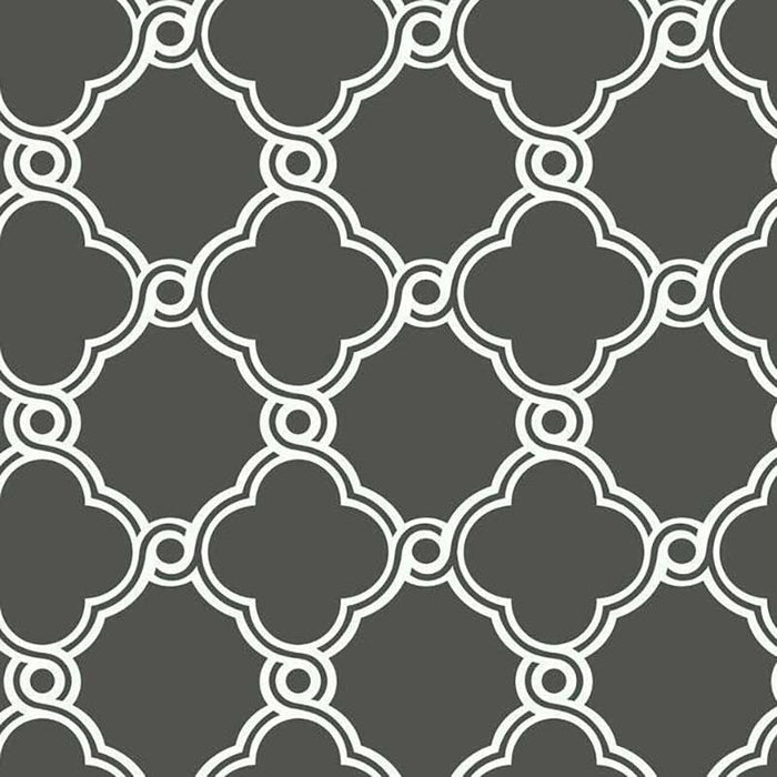 York Open Trellis Gray Wallpaper AP7490