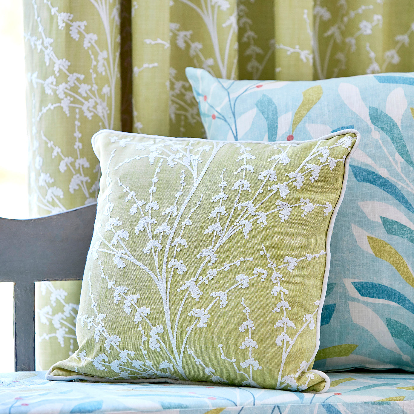 Sanderson Armeria Trail Lichen 236675 Fabric DCOA236675