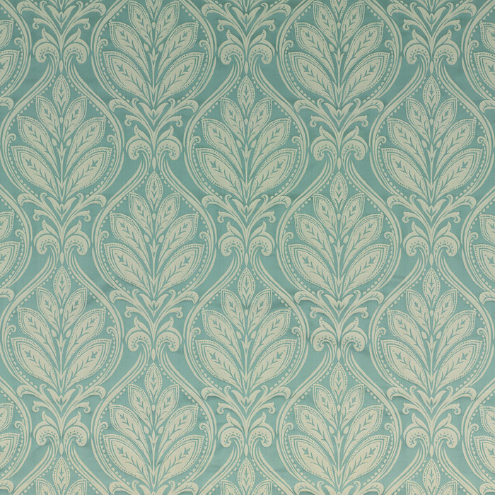 GP & J Baker Ryecote Damask Aqua Fabric BF10492.725.0