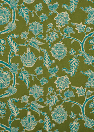 GP & J Baker Kelway Moss/Teal Fabric BF10586.795.0