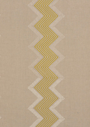 GP & J Baker Farley Stripe Gilt Fabric BF10588.2.0