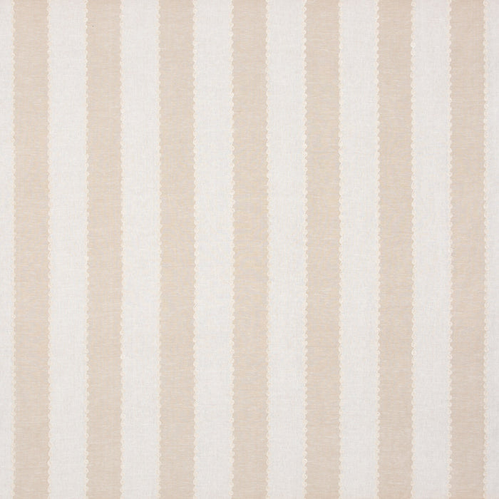 GP & J Baker Ashmore Stripe Parchment Fabric BF10944.225.0