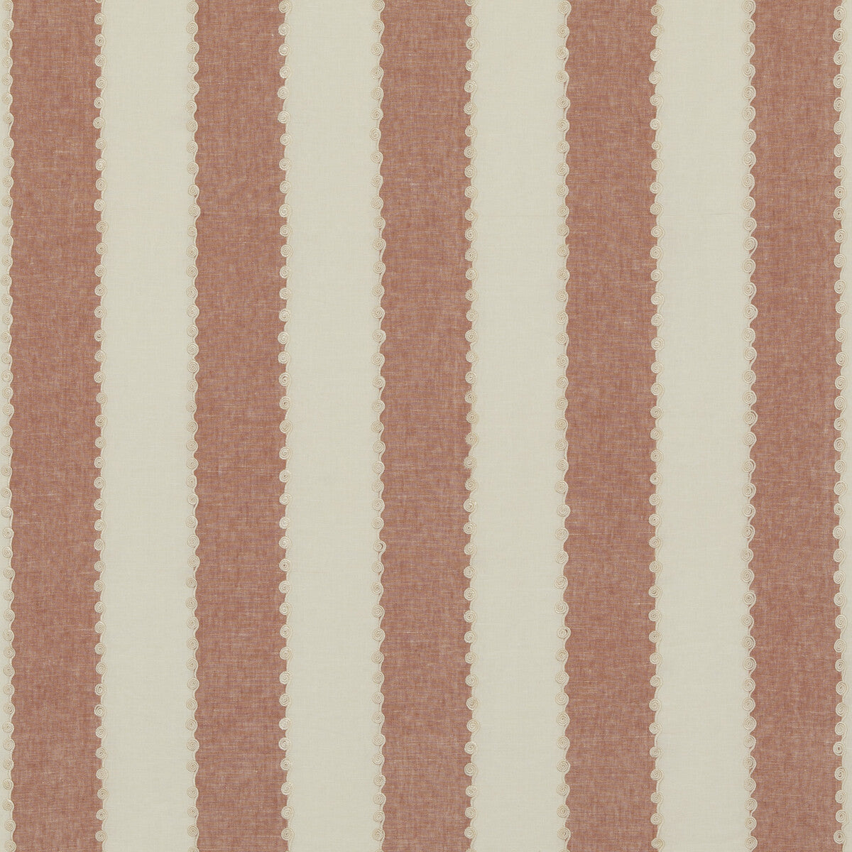 GP & J Baker Ashmore Stripe Red Fabric BF10944.450.0