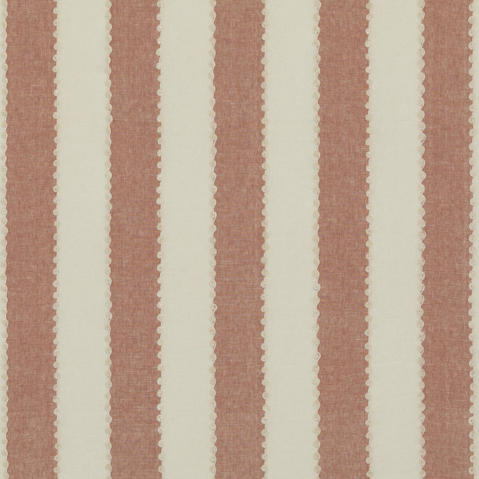 GP & J Baker Ashmore Stripe Red Fabric BF10944.450.0