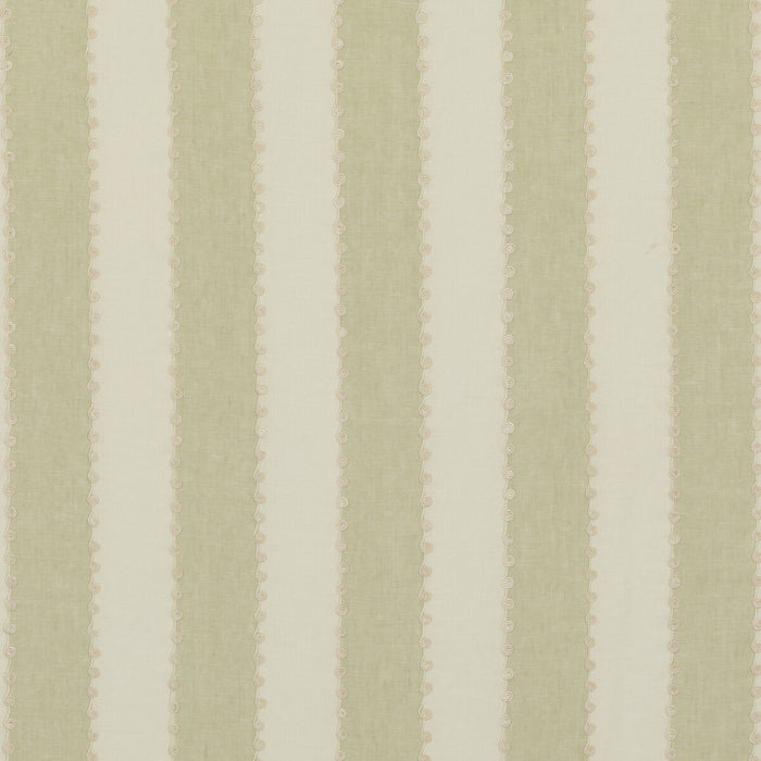 GP & J Baker Ashmore Stripe Green Fabric BF10944.735.0