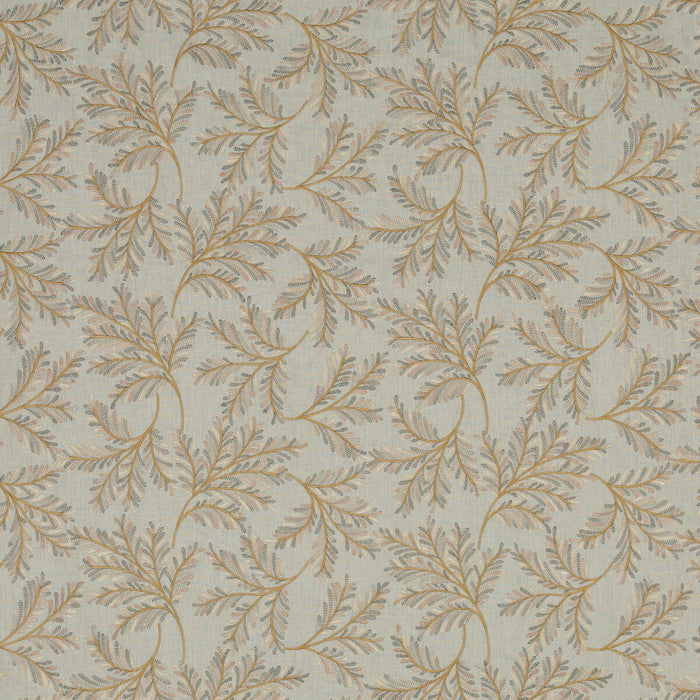 GP & J Baker Chelsea Fern Aqua/Bronze Fabric BF10945.715.0