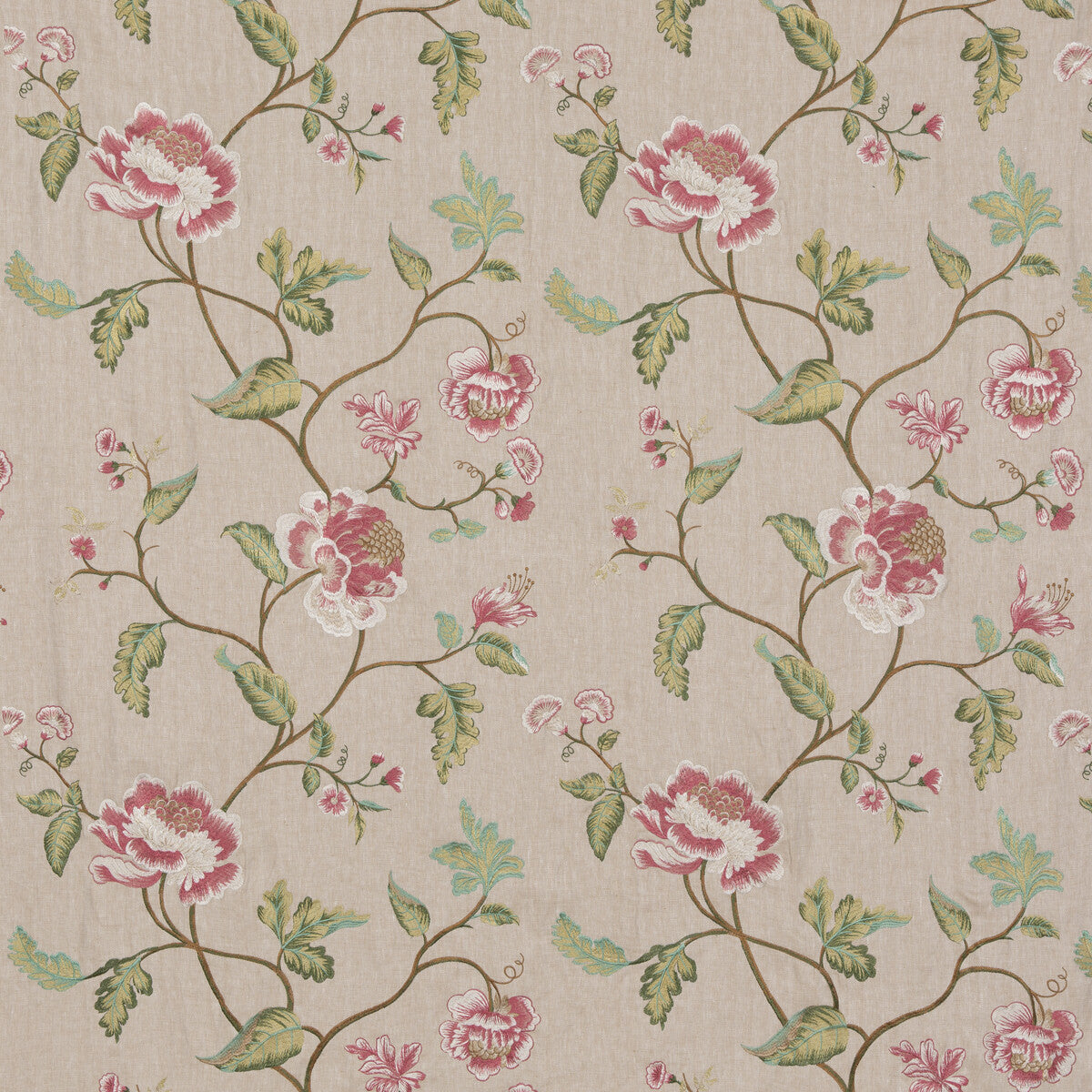 GP & J Baker Lavenham Rose Fabric BF10951.2.0