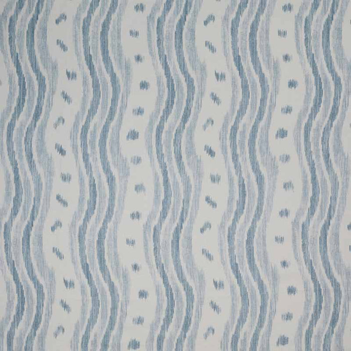 Lee Jofa Ikat Stripe Pale Blue Fabric BFC-3687.1115.0