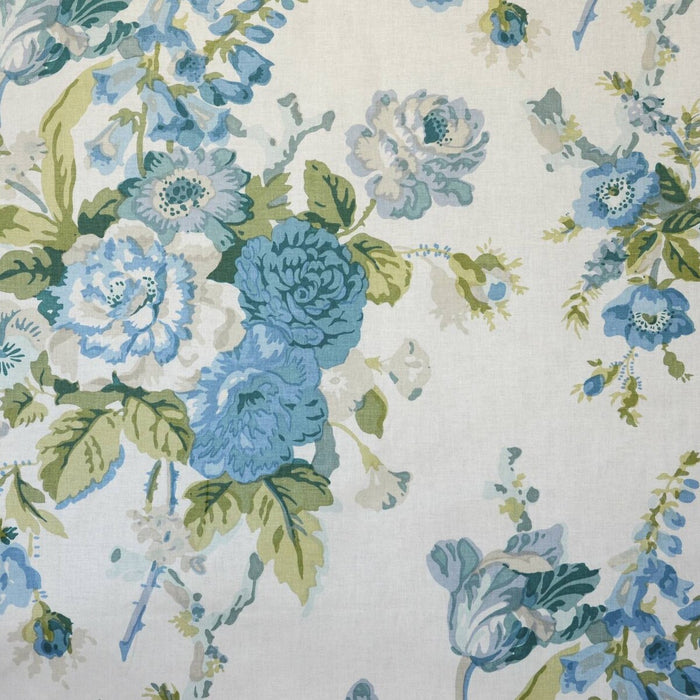 Lee Jofa Grenville Glazed Chintz Blue/Green Fabric BFC-3690.53.0