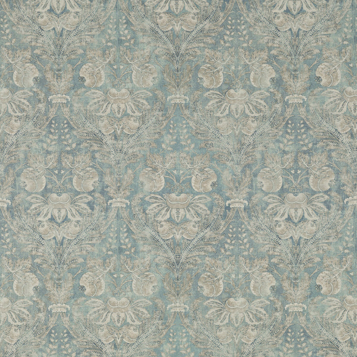 GP & J Baker Lapura Damask Blue Fabric BP10828.1.0