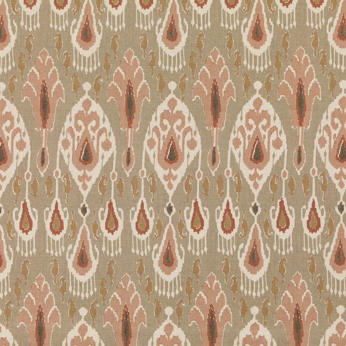 GP & J Baker Ikat Bokhara Neutral Fabric BP10853.5.0