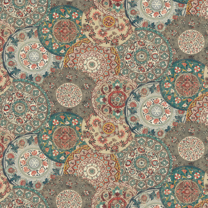 GP & J Baker Imari Teal Fabric BP10856.3.0