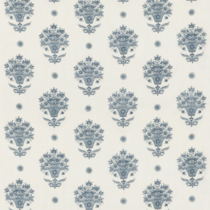 GP & J Baker Pondicherry Indigo Fabric BP10913.1.0