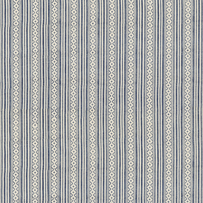 GP & J Baker Ebury Stripe Blue Fabric BP10914.1.0