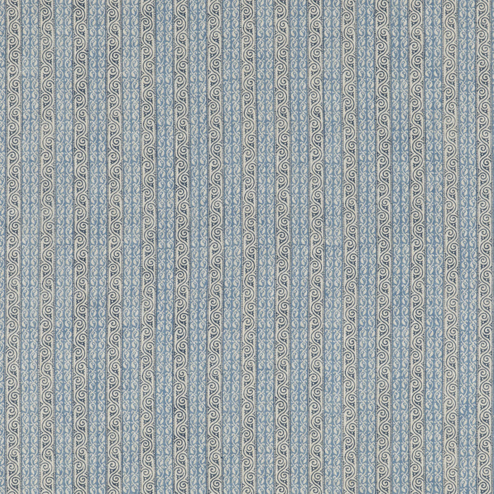 GP & J Baker Tetbury Stripe Blue Fabric BP10921.1.0