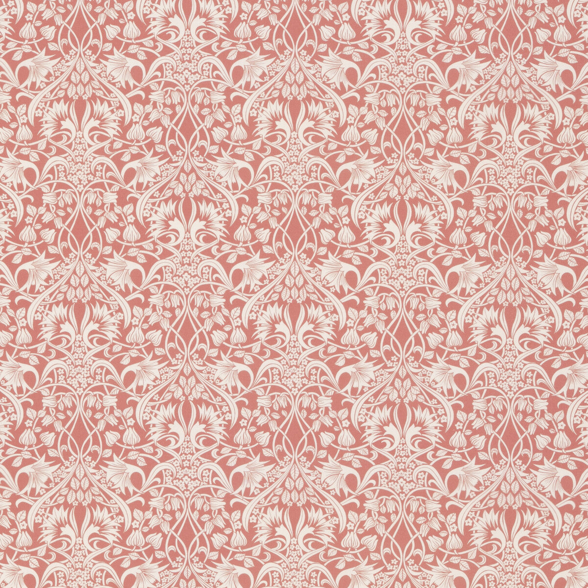 GP & J Baker Fritillerie Cotton Coral Fabric BP10974.1.0