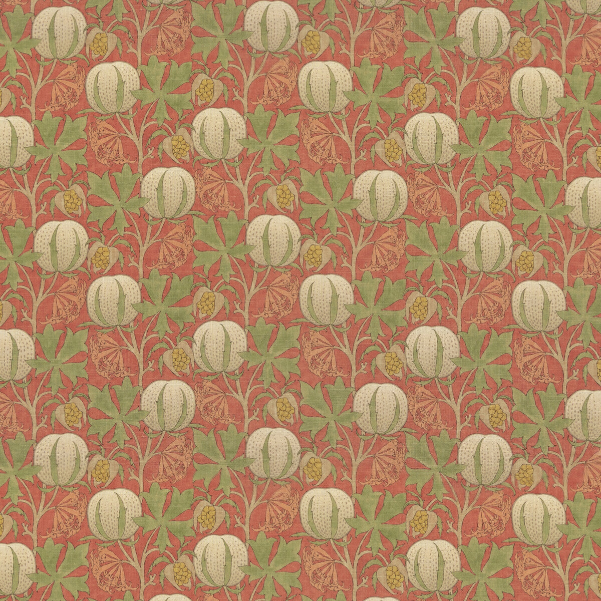 GP & J Baker Pumpkins Red/Green Fabric BP10981.1.0