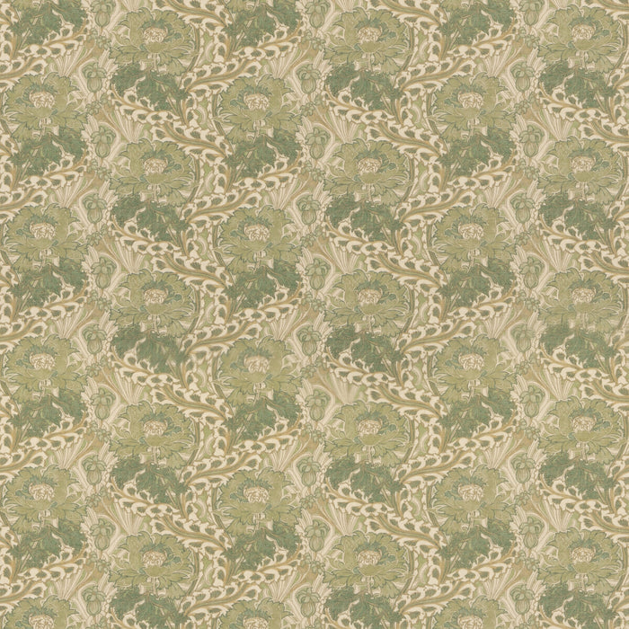 GP & J Baker Little Brantwood Green Fabric BP10983.2.0