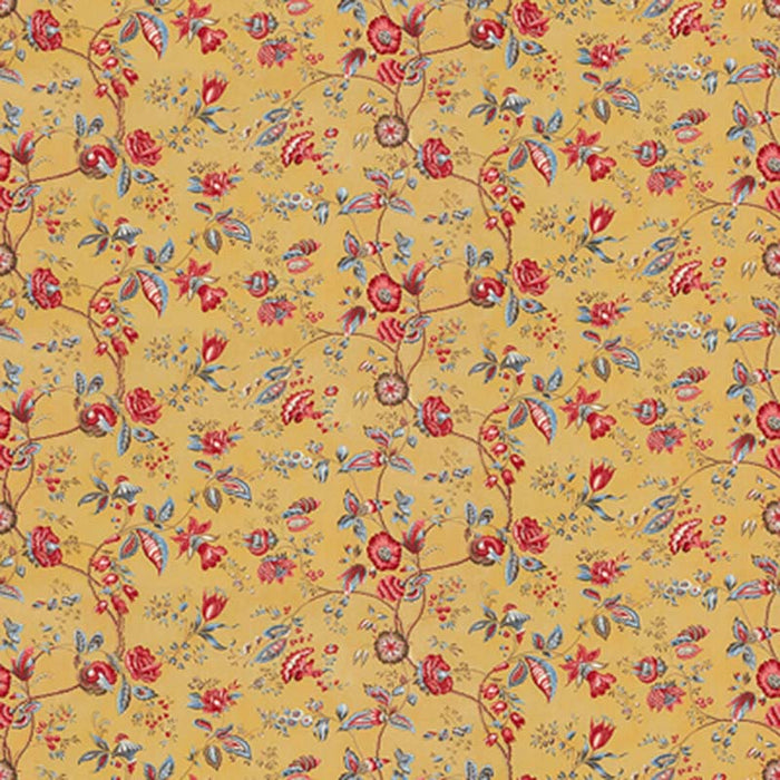 Brunschwig & Fils Bougainville Cotton Print Safran Fabric BR-71309.371.0