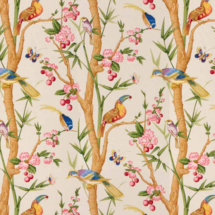 Brunschwig & Fils Toucans Beige Fabric BR-71622.03.0