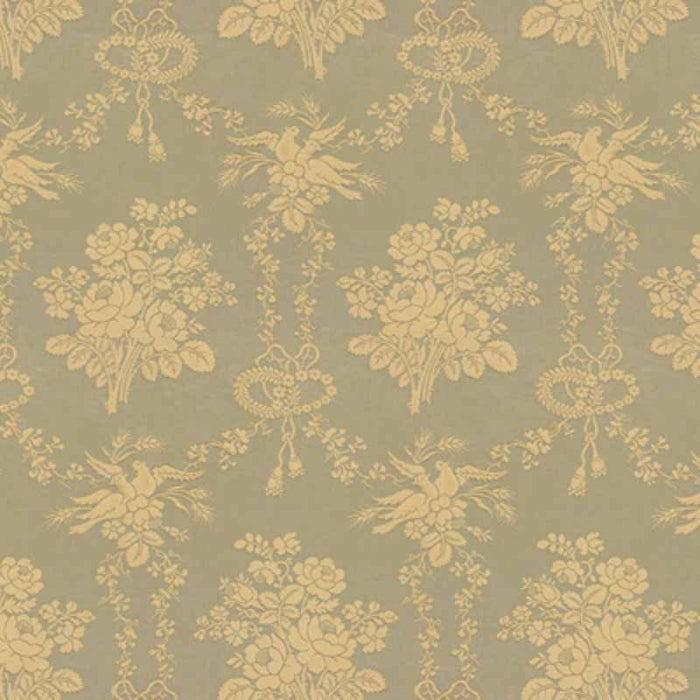 Brunschwig & Fils Oreste Damask Blue Fabric BR-81038.02.0