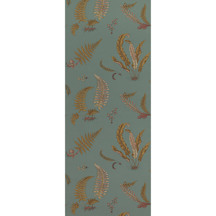 GP & J Baker Ferns Teal Wallpaper BW45044.12.0