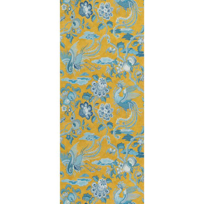 GP & J Baker Chifu Ochre/Blue Wallpaper BW45087.4.0