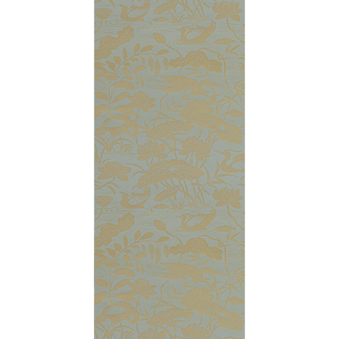 GP & J Baker Heron & Lotus Flower Eucalyptus Wallpaper BW45089.5.0