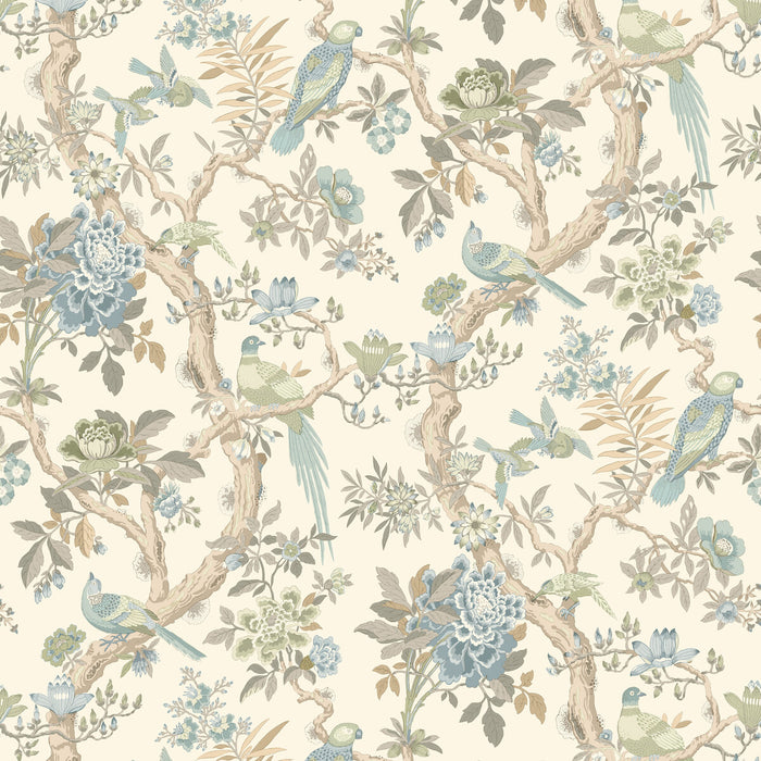 GP & J Baker Eltham Aqua Wallpaper BW45094.4.0