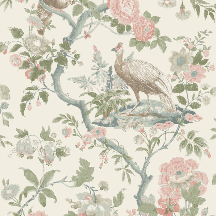 GP & J Baker Broughton Rose Blush Wallpaper BW45096.2.0