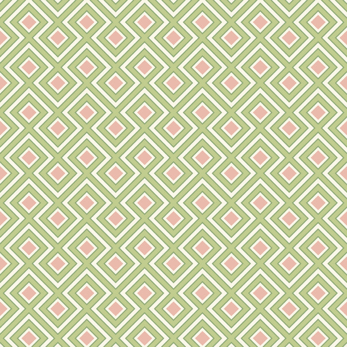 GP & J Baker La Fiorentina Small Green/Blush Wallpaper BW45098.2.0