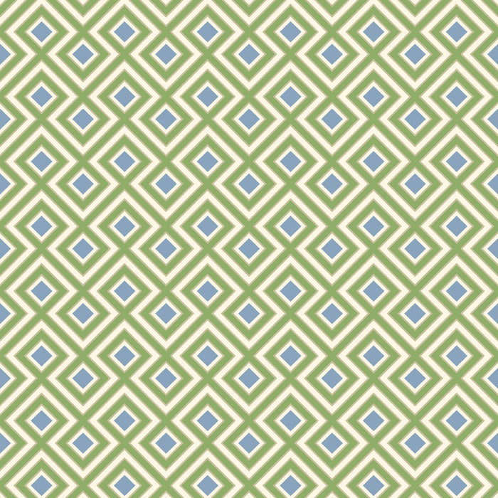 GP & J Baker La Fiorentina Small Emerald/Blue Wallpaper BW45098.3.0