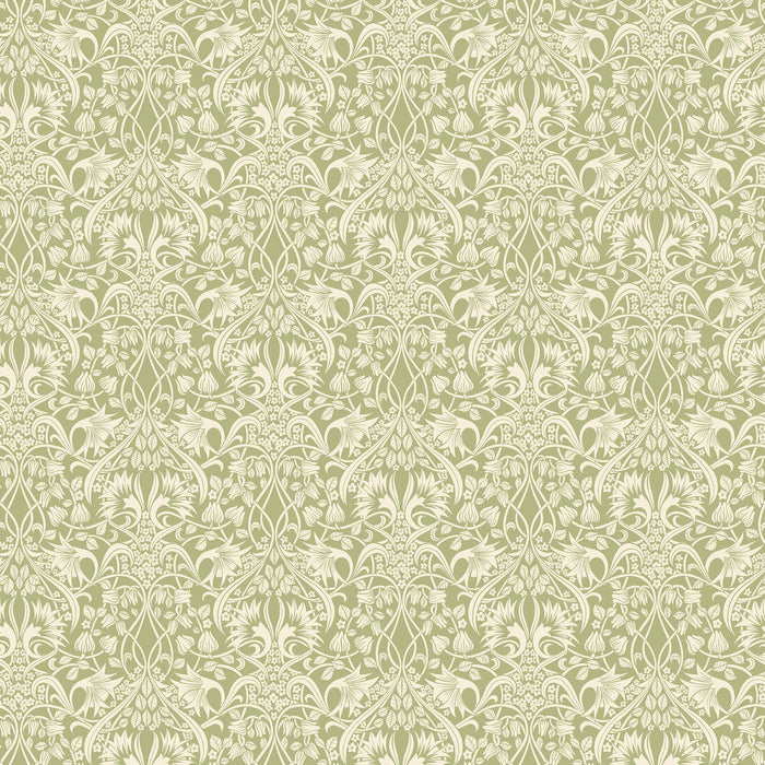 GP & J Baker Fritillerie Green Wallpaper BW45102.1.0