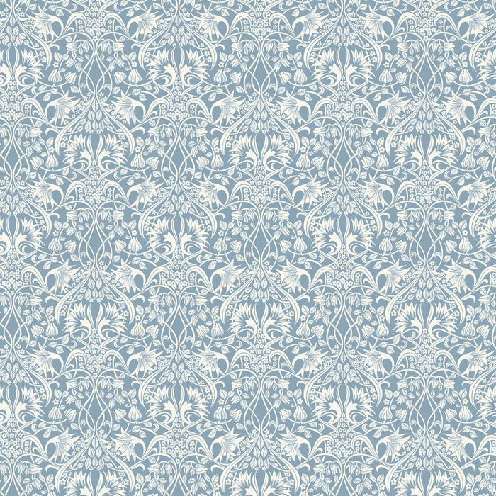 GP & J Baker Fritillerie Blue Wallpaper BW45102.2.0