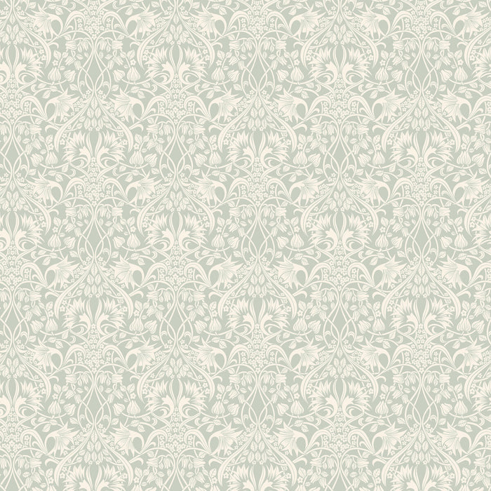 GP & J Baker Fritillerie Aqua Wallpaper BW45102.3.0