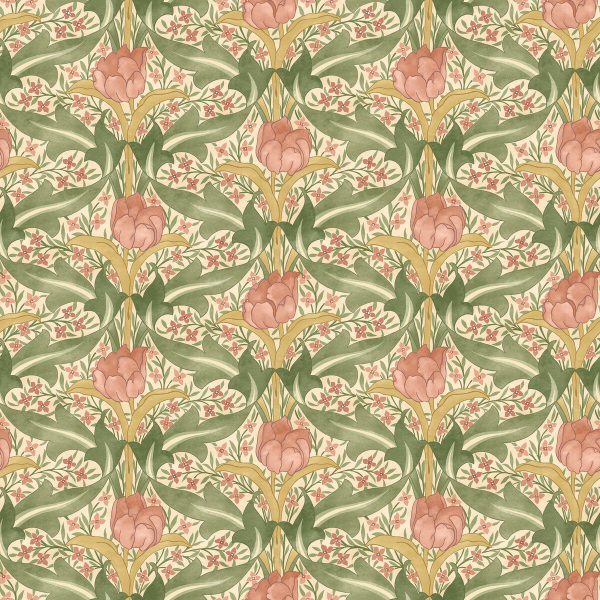 GP & J Baker Tulip & Jasmine Blush Wallpaper BW45104.4.0