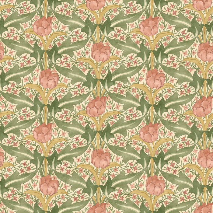 GP & J Baker Tulip & Jasmine Blush Wallpaper BW45104.4.0